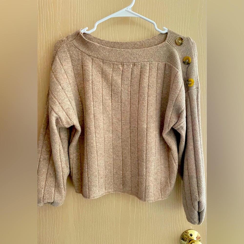 Brown cute fall sweater